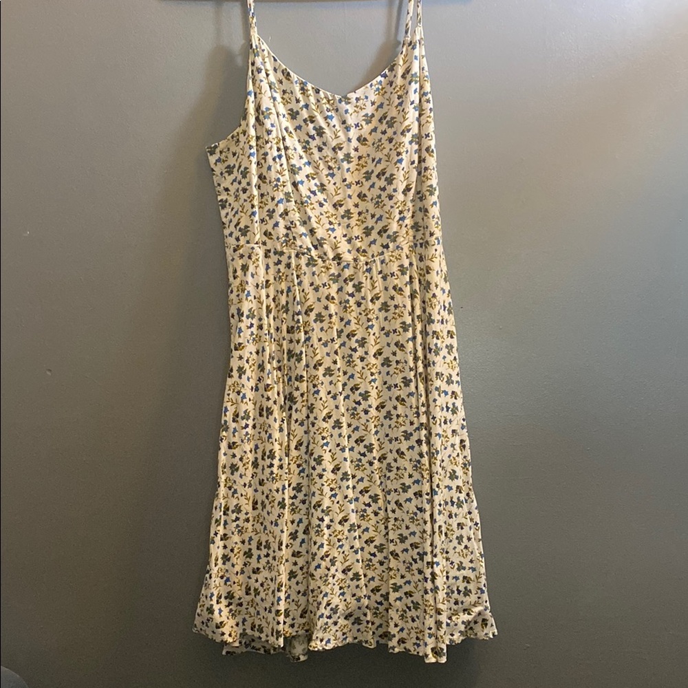 Old Navy Cream Smocked Top